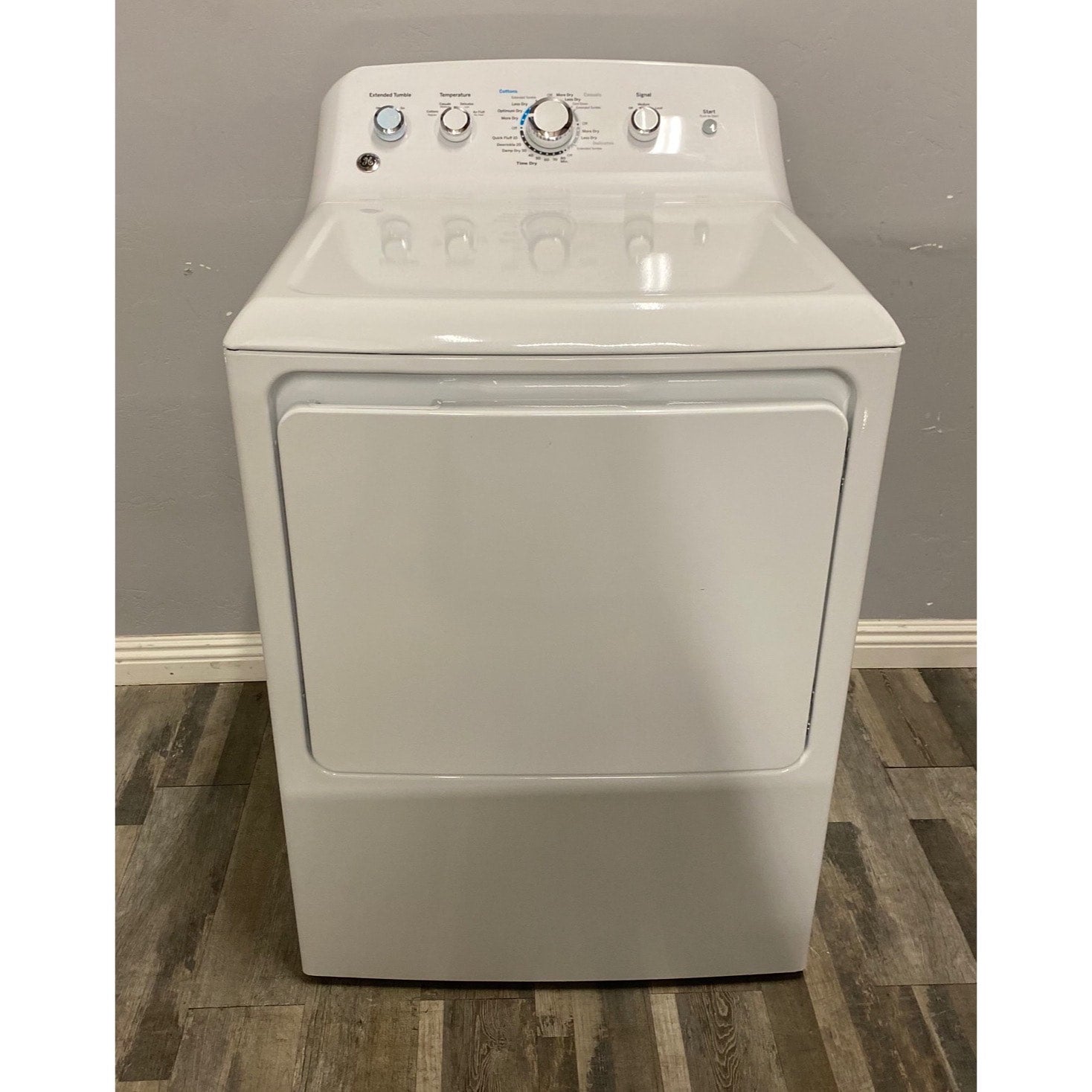 GE 7.2 Cu. Ft. 240Volt White Electric Vented Dryer Frontline Appliances