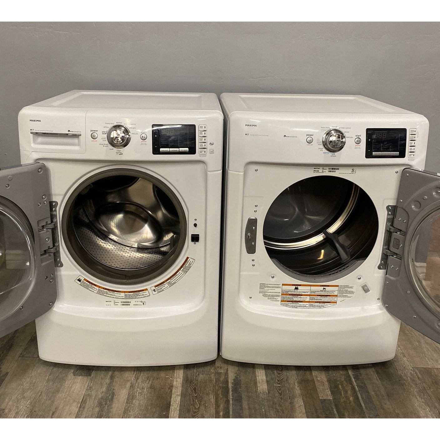 Maytag maxima sale washer and dryer