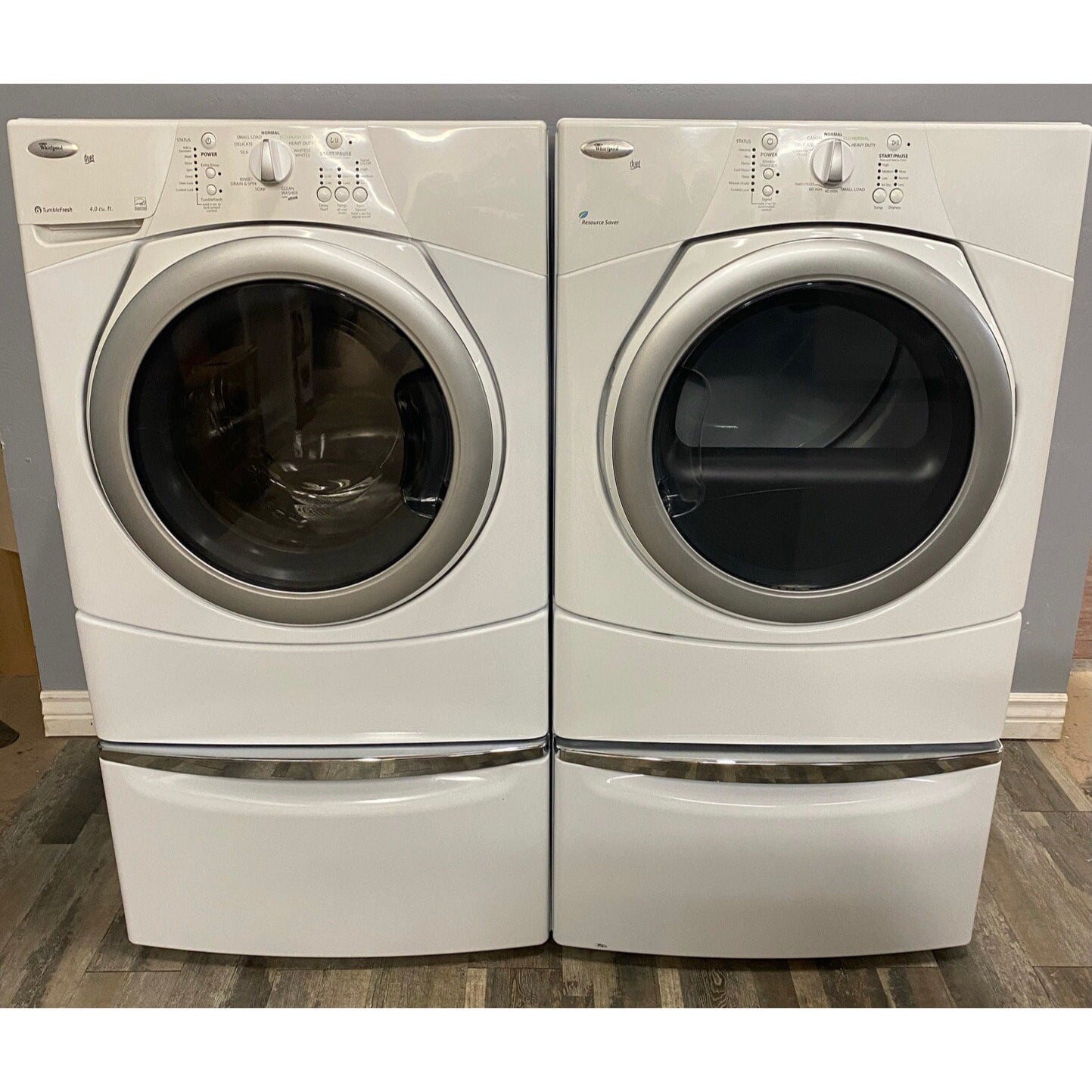 2005 whirlpool duet clearance washer and dryer