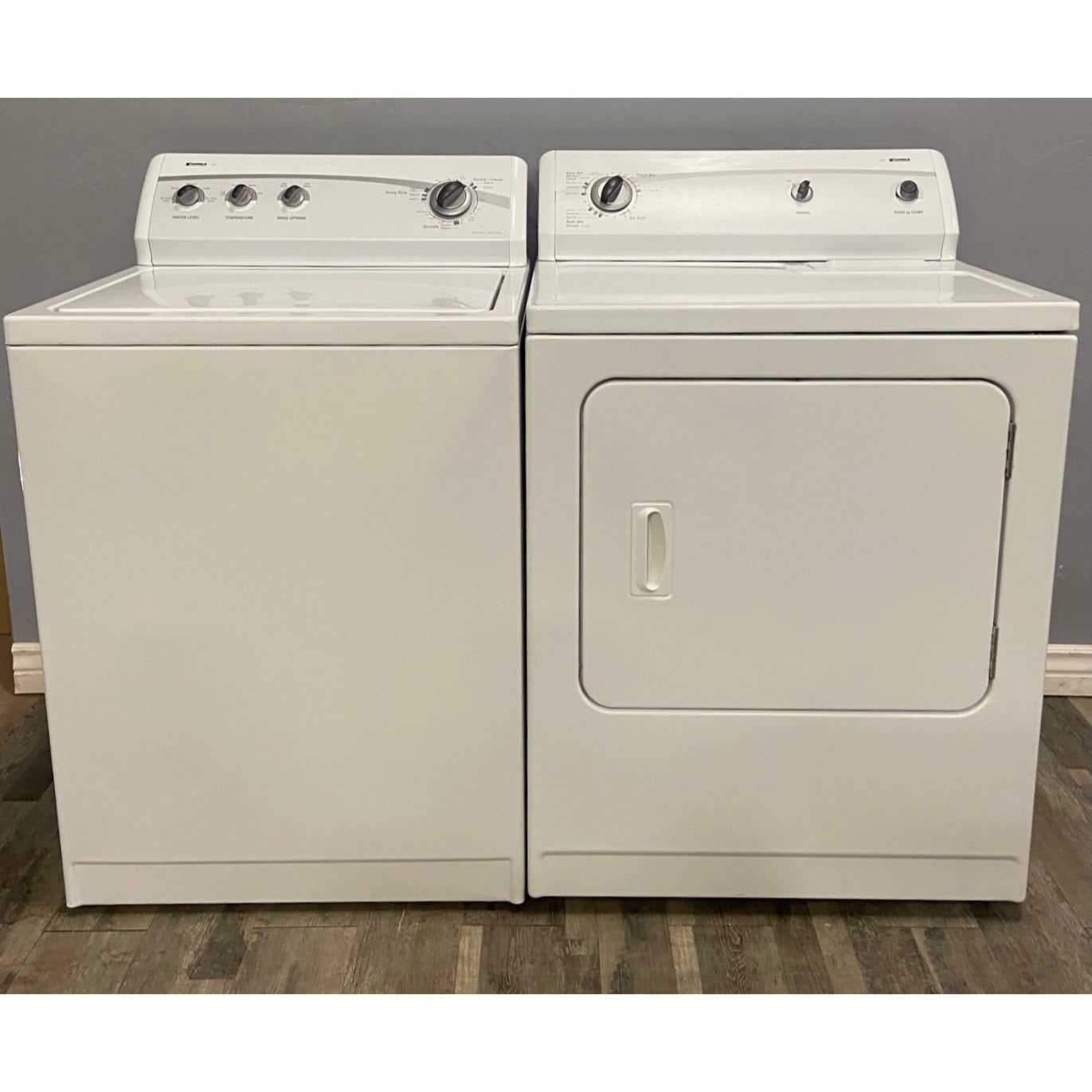 Kenmore washer and top dryer