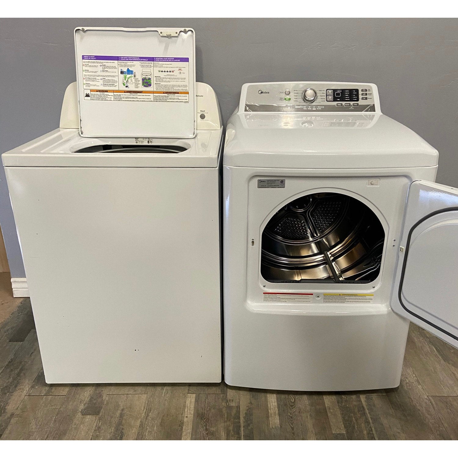 Roper brand washer store and dryer