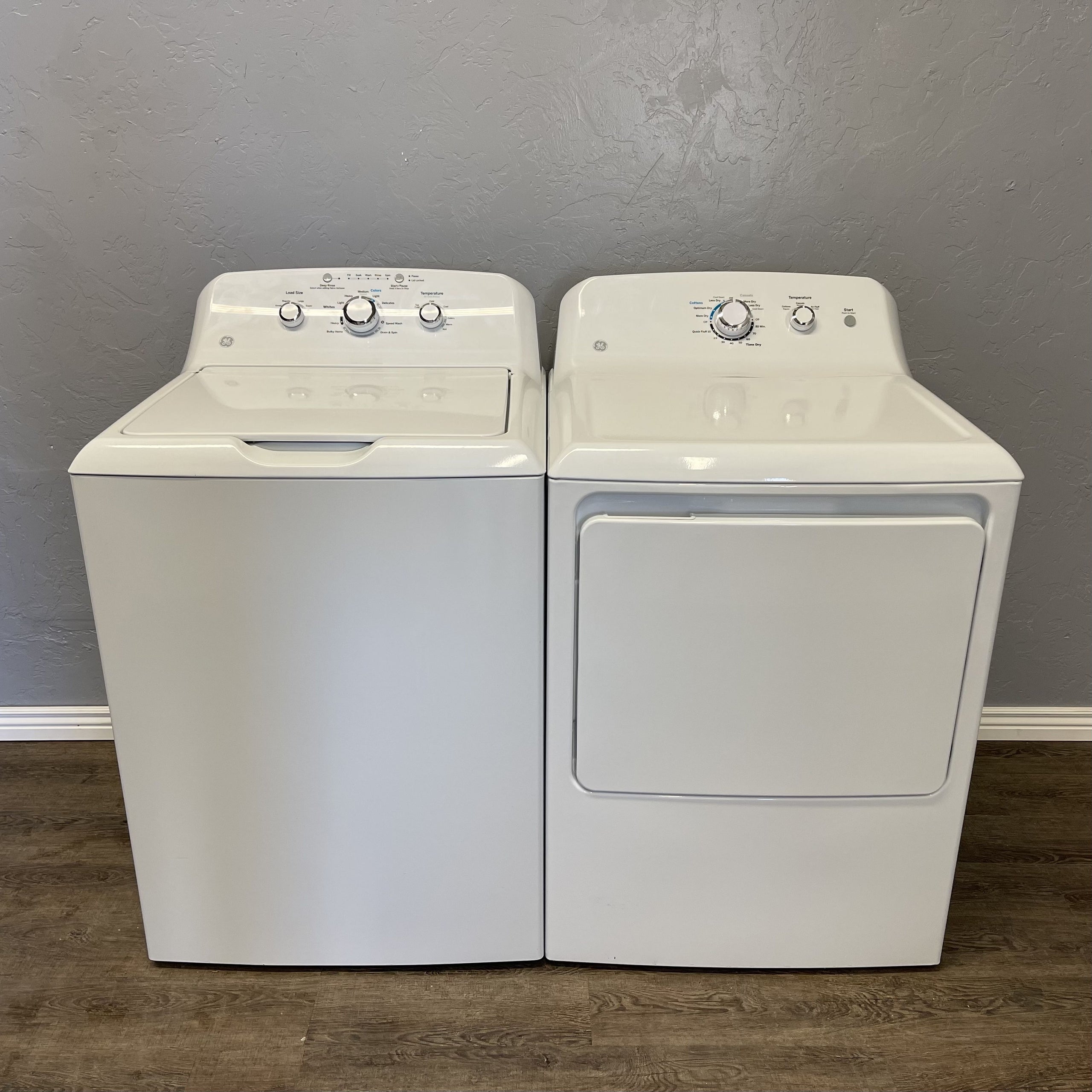 GE 3.8 Cu. Ft. Washer GTW330ASK1WW & 6.2 Cu. Ft. Electric Dryer